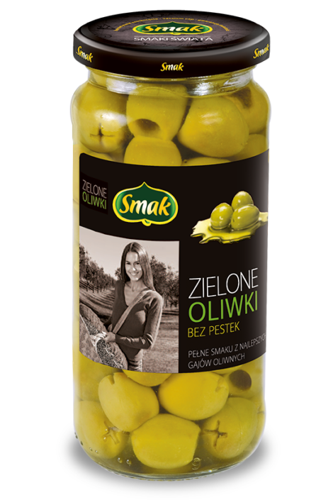 Zielone oliwki bez pestek