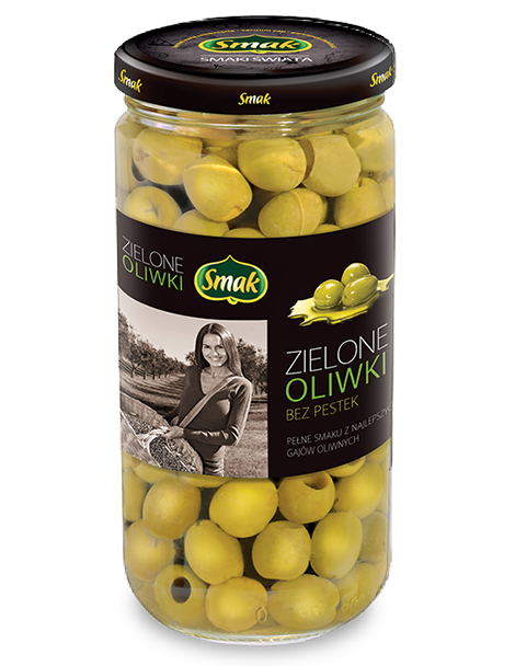 Zielone oliwki bez pestek